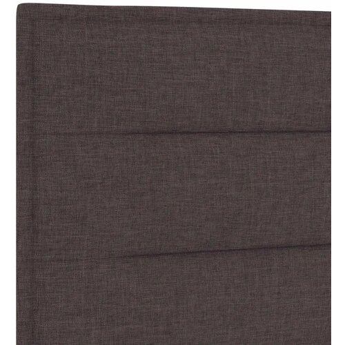  Boxspring krevet s madracem Tamno smeđa 160 x 200 cm Tkanina - Tamno smeđa 160 x 200 cm Dizajn linija Slike