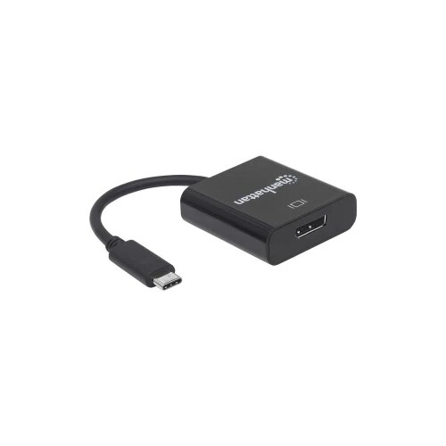 Manhattan USB / DisplayPort Adapter [1x USB 3.1 muški konektor AC - 1x Ženski konektor DisplayPort] Crna Kodiran u boji, Fleksibilan, Zašt Cijene