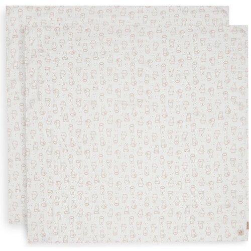 Jollein tetra plenica 115x115cm 2/1 miffy moments light terra Slike