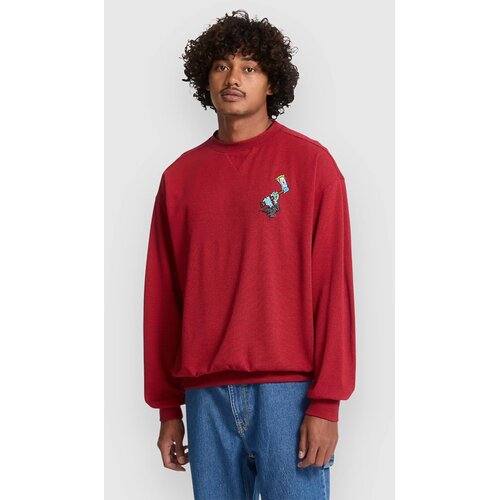 Volcom Fa JJ Villard Crew Pulover lifeguard red Cene