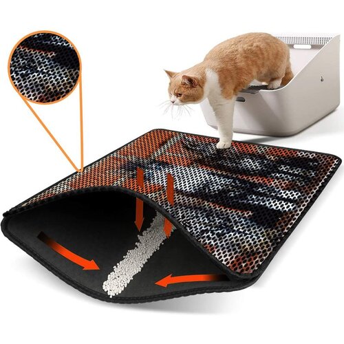 WALLXPERT Nrszn0020 multicolor cat litter mat Cene