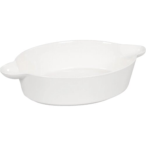  Vatrostalna keramička posuda 26cm, bela Slike