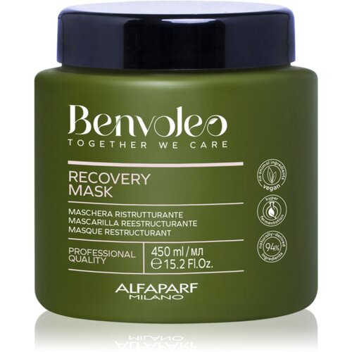 ALFAPARF MILANO Benvoleo Recovery intenzivna regeneracijska maska za po&amp;scaron;kodovane lase 450 ml Slike