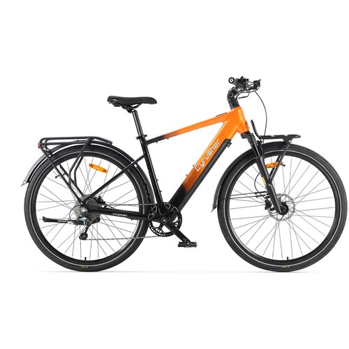 Cyrusher Trekking električno kolo Voyage, Bafang 250W, senzor navora, 36V 14Ah baterija, oranžna, (5000008648) Slike