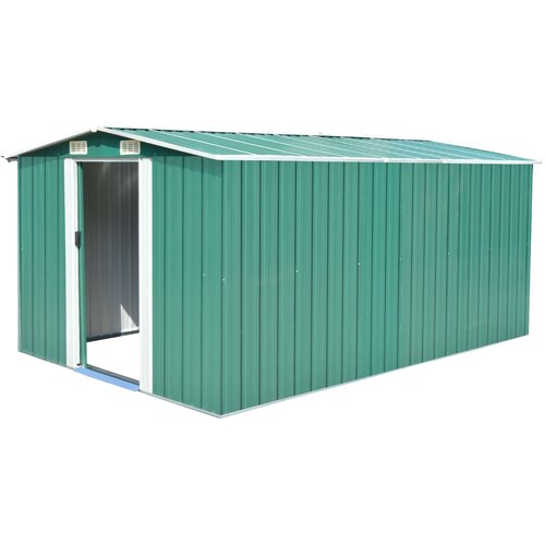Furnova Vrtna lopa 257x392x181 cm kovinska zelena, (21912737) Cene