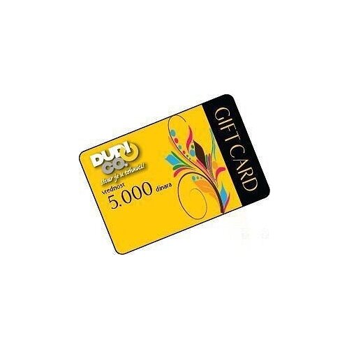  Gift Kartica od 5000 dinara Cene