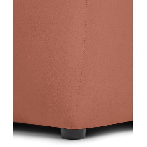 Bonami Selection Žametna sedežna garnitura v barvi terakote 225 cm Cube &amp;ndash; Slike