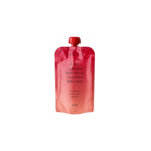 Nutrino Lab voćni pire jabuka+breskva+jag. 200ML Slike
