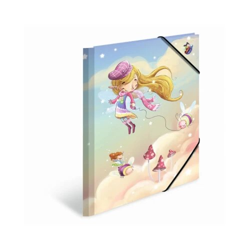 Fascikla plastificirana sa gumicom FAIRY DANCE, 240 x 320 x 15 mm Herma 04CF19823 Cene