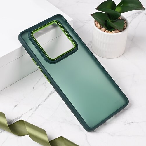 Teracell maska za Xiaomi Redmi Note 14 Pro 4G Shining Camera tamno zelena Cene