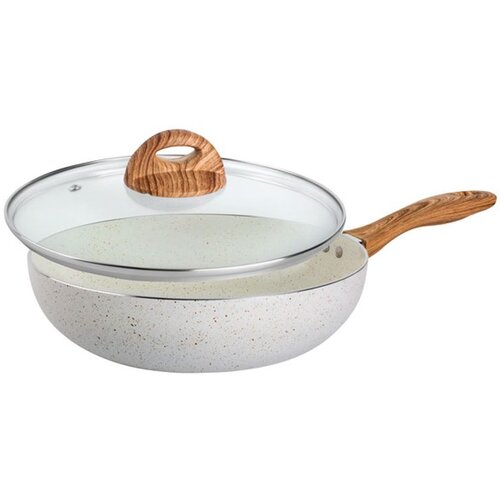 Fg haus BR947 WOK Keramički tiganj sa poklopcem, 28cm Slike
