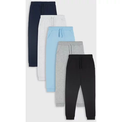 Sinsay - Komplet 5 športnih hlač jogger - Večbarvno