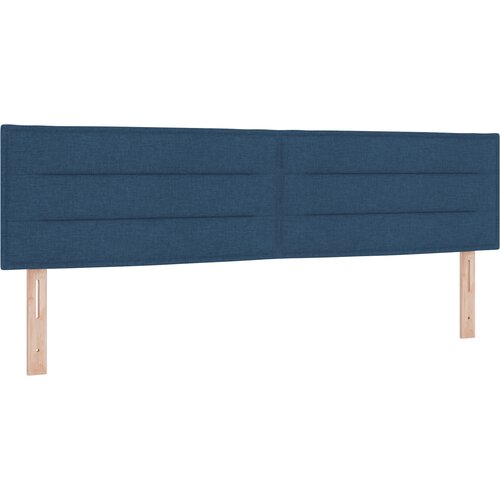 VidaXL LED vzglavje s črtami modre barve 90 cm tkanina, (22116209) Slike