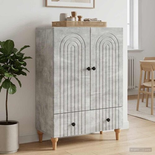  Kreveta Betonska siva 66 x 34,5 x 95 cm Konstruirano drvo Cijene