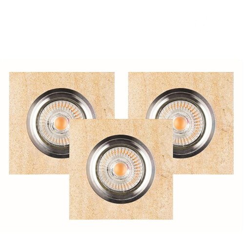  Spot-Light 2515339 - Set 3x LED ugradnih svetala VITAR 1xGU10/5W/230V boja peska Cene