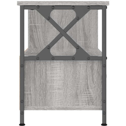  ormarić siva boja hrasta 90 x 33 x 45 cm od drva i željeza Slike