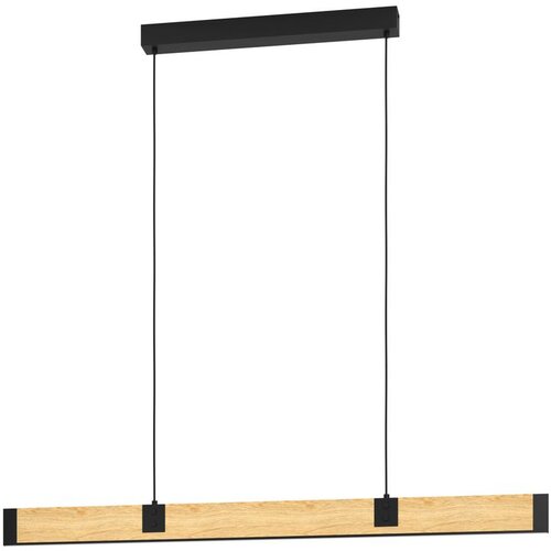 Eglo LED visilica CAMINARRO 28,8 W 117,5 cm crna drvo 3000K 390225 Slike