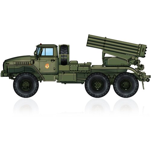 HobbyBoss Russian BM-21 Grad Multiple Rocket Launcher, (21312488) Cene