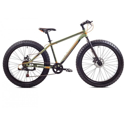 Capriolo mtb fatboy 26 7HT zeleno-narandžasta 19 (919201-19) mu&amp;scaron;ki bicikl Slike