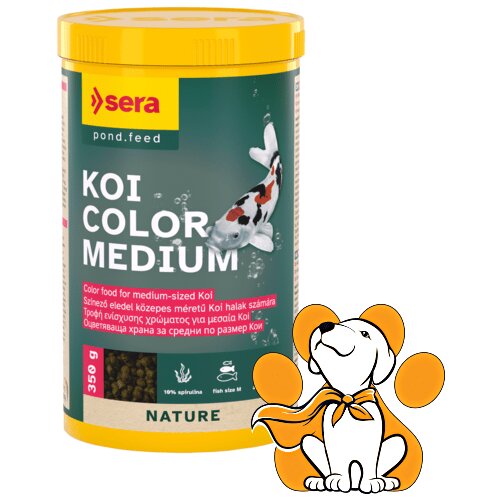 Sera koi Color Nature, Hrana Za Koi Šarane Za Intenzivnu Boju, 350g Cene