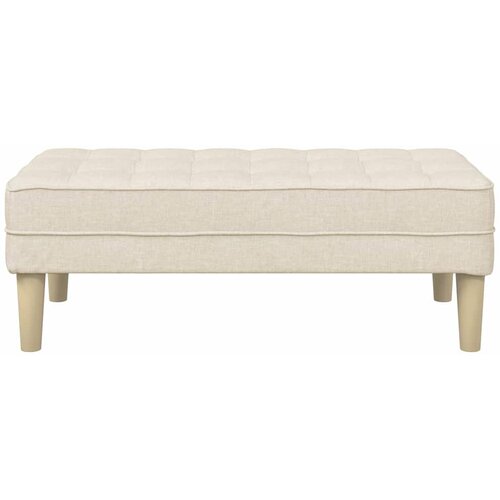  Klupa s jastukom Laneno platno 113 x 57 x 39 cm tkanina Slike
