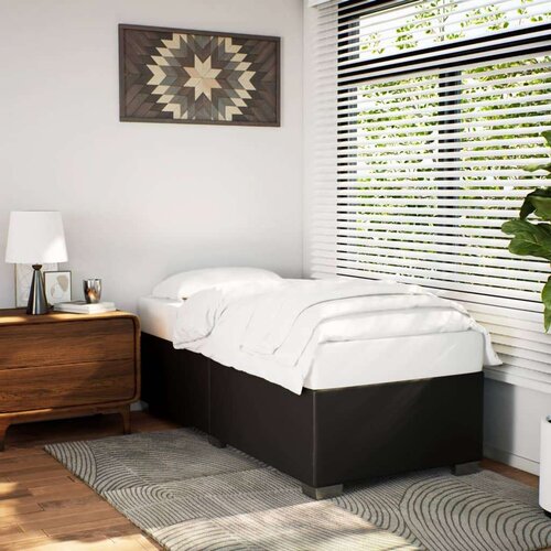 VidaXL Okvir za krevet crni 90x200 cm od umjetne kože Slike