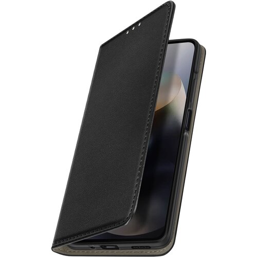 AVIZAR Folio Etui za Motorola Moto G56 z Držalom za Kartice in Funkcijo Stojala za Video, Črna, (5000189942) Cene