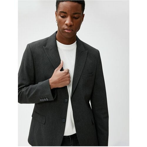 Koton Blazer Jacket Button Detailed Slim Fit Cene