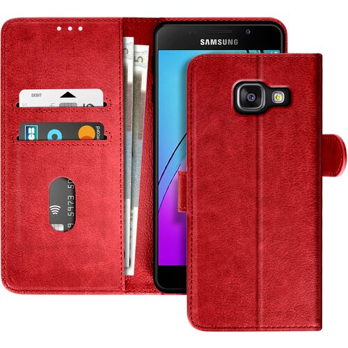 AVIZAR Ohišje za Samsung Galaxy A3 Clapet Wallet and Video Holder, Rdeča, (5000014139) Cene