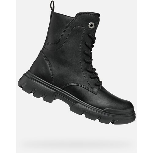 Geox Black Girls Ankle Boots Junette - Girls Cijene
