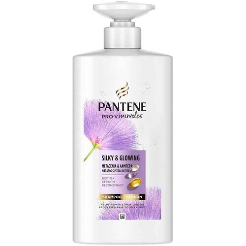 Pantene Silky & Glowing šampon, 500ml Cene