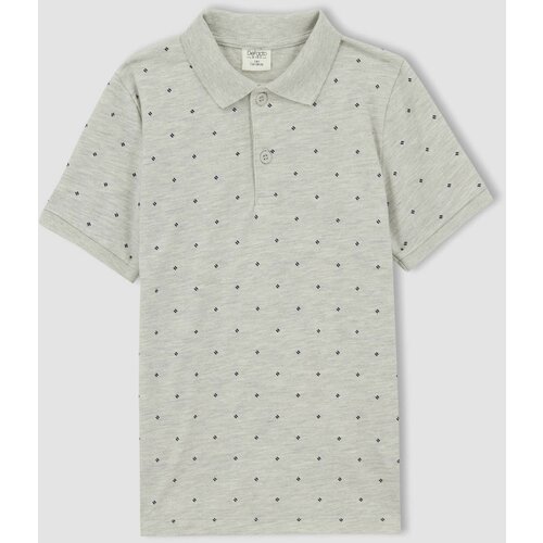 Defacto Boy Regular Fit Short Sleeve Polka Dot Print T-Shirt Slike