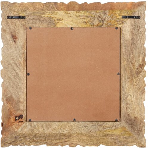  Ogledalo od masivnog drva manga 50 x 50 cm Slike