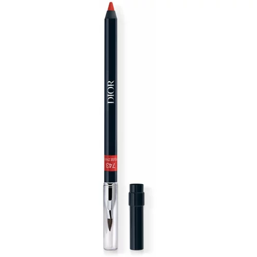 Dior Rouge Contour dolgoobstojni svinčnik za ustnice odtenek 743 Rouge Zinnia 1,2 g