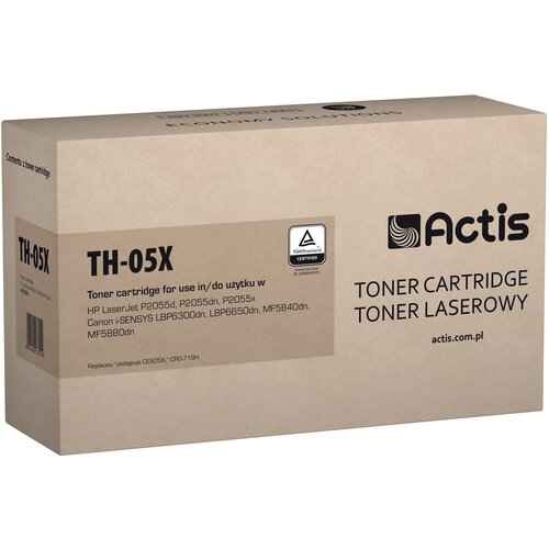 Actis TH-05X toner (replacement for HP 05X CE505X, Canon CRG-719H; Standard; 6500 pages; black) Cijene
