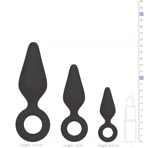EasyToys - Anal Collection set crnih analnih cepova Slike