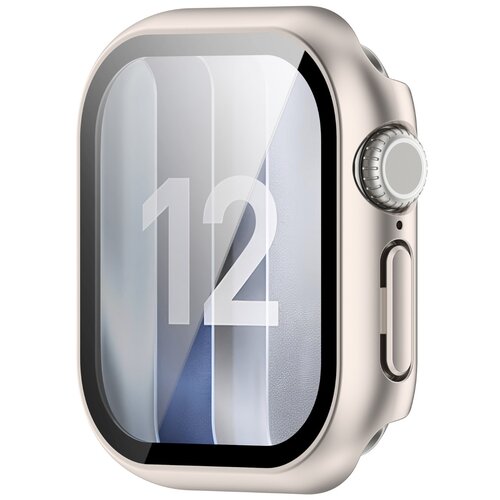 INF PC etui z kaljenim steklom za Apple Watch Series 12, 2 kosa Starlight, (5000369123) Cene