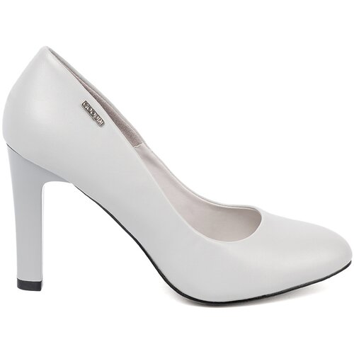 GOODIN Grey classic high-heeled pumps Cene