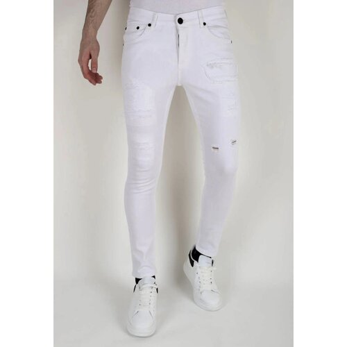 Mario Morato Kavbojke slim 148708227 Bela Cene