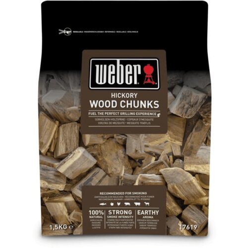 Weber leseni kosi 1.5 kg - Hickory Cene