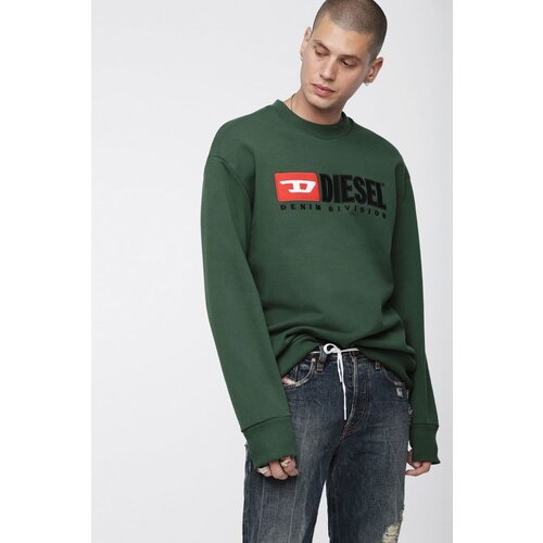Diesel Sweatshirt - SCREWDIVISION SWEATSHIRT green Slike