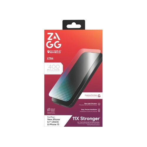 ZAGG IPHONE 15 16 ZA&amp;Scaron;ČITNO STEKLO GRAFEN Z MODRIM SVETLOBNIM FILTROM, (5000065561) Slike