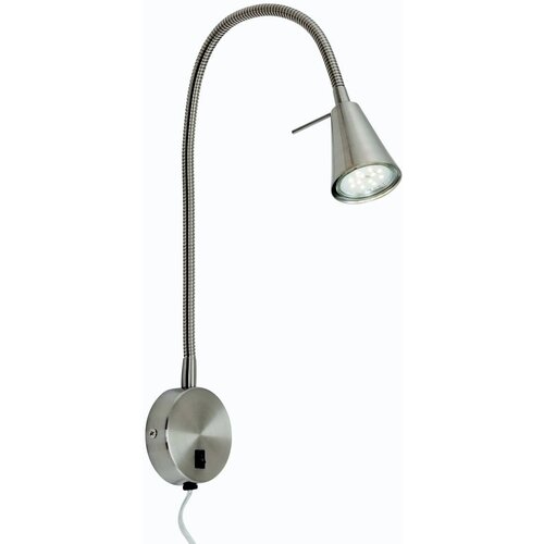  NAMIZNA SVETILKA LED SPOT 1X4W GU10, GOOSE S STIKALOM, NIKEL/SATIN Cene
