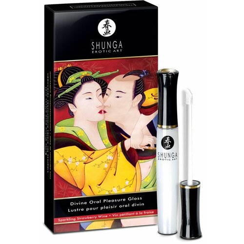 Shunga sjaj za usne jagoda Oral Pleasure Gloss Slike