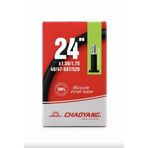 CHAOYANG unutra&amp;scaron;nja guma 24x1.5-1.75 a/v 48mm ( 125909 ) Slike
