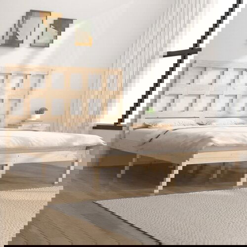 Furnova Posteljni okvir brez vzmetnice 120x200 cm trdna borovina, (21936241) Slike