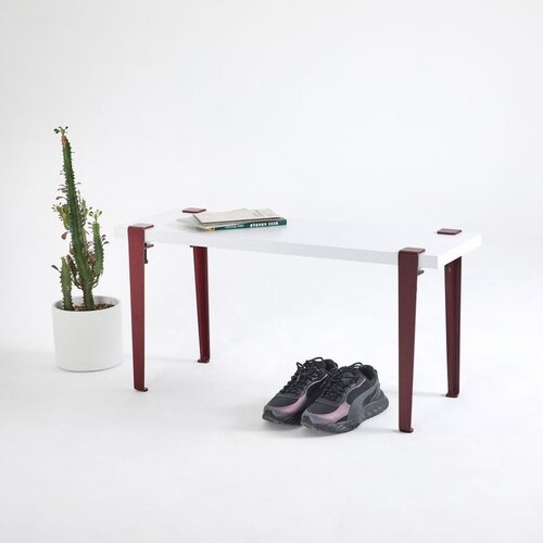 Hanah home khalkeus - whiteburgundy whiteburgundy bench Slike
