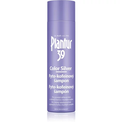 Plantur 39 phyto-coffein color silver fito-kofeinski šampon za blond in sive odtenke las 250 ml za ženske