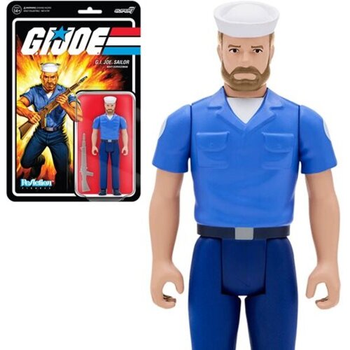 DC Comics G.I. Joe Blueshirt Beard (Pink) 3 3/4-Inch ReAction Figure, (20498909) Slike