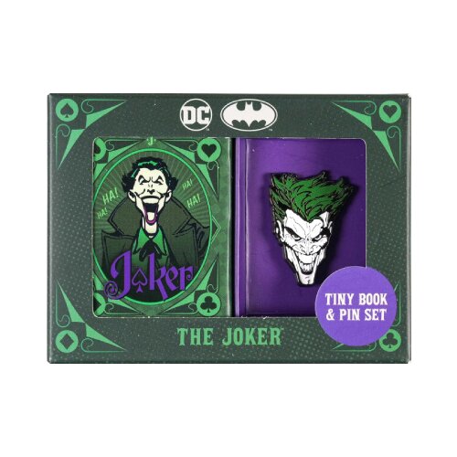 Hachette UK Insight Editions - DC Comics: The Joker Tiny Book and Pin Set Slike